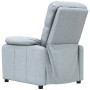 Sillón reclinable de tela gris claro en Sillones | Comprar online en Foru.es