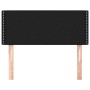 Cabecero de tela negro 80x5x78/88 cm de vidaXL, Cabeceros y pies de cama - Ref: Foro24-345866, Precio: 22,95 €, Descuento: %