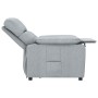 Sillón reclinable de tela gris claro en Sillones | Comprar online en Foru.es
