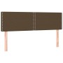 Cabeceros 2 unidades tela marrón oscuro 72x5x78/88 cm de vidaXL, Cabeceros y pies de cama - Ref: Foro24-345927, Precio: 35,42...