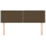 Cabeceros 2 unidades tela marrón oscuro 72x5x78/88 cm de vidaXL, Cabeceros y pies de cama - Ref: Foro24-345927, Precio: 35,09...