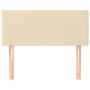 Cabecero de tela color crema 90x5x78/88 cm de vidaXL, Cabeceros y pies de cama - Ref: Foro24-345749, Precio: 45,60 €, Descuen...
