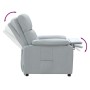 Sillón reclinable de tela gris claro en Sillones | Comprar online en Foru.es