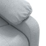 Sillón reclinable de tela gris claro en Sillones | Comprar online en Foru.es