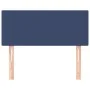 Cabecero de tela azul 100x5x78/88 cm de vidaXL, Cabeceros y pies de cama - Ref: Foro24-345770, Precio: 39,59 €, Descuento: %