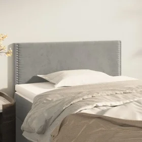 Cabecero de terciopelo gris claro 90x5x78/88 cm de vidaXL, Cabeceros y pies de cama - Ref: Foro24-345898, Precio: 39,51 €, De...