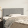 Cabecero de terciopelo gris claro 90x5x78/88 cm de vidaXL, Cabeceros y pies de cama - Ref: Foro24-345898, Precio: 40,14 €, De...