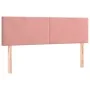 Cabeceros 2 unidades terciopelo rosa 72x5x78/88 cm de vidaXL, Cabeceros y pies de cama - Ref: Foro24-345803, Precio: 61,41 €,...