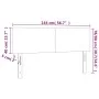 Cabeceros 2 unidades terciopelo rosa 72x5x78/88 cm de vidaXL, Cabeceros y pies de cama - Ref: Foro24-345803, Precio: 61,41 €,...