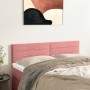 Cabeceros 2 unidades terciopelo rosa 72x5x78/88 cm de vidaXL, Cabeceros y pies de cama - Ref: Foro24-346157, Precio: 53,70 €,...