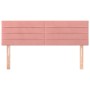 Cabeceros 2 unidades terciopelo rosa 72x5x78/88 cm de vidaXL, Cabeceros y pies de cama - Ref: Foro24-346157, Precio: 53,70 €,...