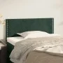 Cabecero de terciopelo verde oscuro 80x5x78/88 cm de vidaXL, Cabeceros y pies de cama - Ref: Foro24-345881, Precio: 22,34 €, ...