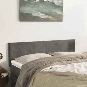 Headboards 2 units dark gray velvet 72x5x78/88 cm by vidaXL, Headboards and footboards - Ref: Foro24-345799, Price: 57,14 €, ...