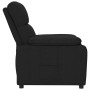 Sillón reclinable de tela negro en Sillones | Comprar online en Foru.es