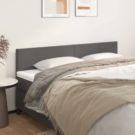 Cabeceros 2 unidades de cuero sintético gris 80x5x78/88 cm de vidaXL, Cabeceros y pies de cama - Ref: Foro24-345816, Precio: ...