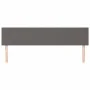 Cabeceros 2 unidades de cuero sintético gris 80x5x78/88 cm de vidaXL, Cabeceros y pies de cama - Ref: Foro24-345816, Precio: ...