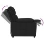Sillón reclinable de tela negro en Sillones | Comprar online en Foru.es