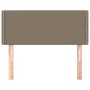 Cabecero de tela gris taupe 100x5x78/88 cm de vidaXL, Cabeceros y pies de cama - Ref: Foro24-345908, Precio: 24,65 €, Descuen...