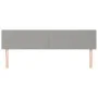 Headboards 2 units of light gray fabric 90x5x78/88 cm by vidaXL, Headboards and footboards - Ref: Foro24-345824, Price: 57,52...