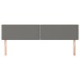 Cabeceros 2 unidades de tela gris oscuro 100x5x78/88 cm de vidaXL, Cabeceros y pies de cama - Ref: Foro24-345985, Precio: 36,...