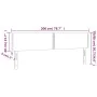 Cabeceros 2 unidades de tela gris oscuro 100x5x78/88 cm de vidaXL, Cabeceros y pies de cama - Ref: Foro24-345985, Precio: 36,...