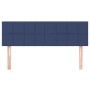 Cabeceros 2 unidades tela azul 72x5x78/88 cm de vidaXL, Cabeceros y pies de cama - Ref: Foro24-346052, Precio: 51,84 €, Descu...