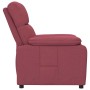 Sillón reclinable de tela rojo tinto en Sillones | Comprar online en Foru.es