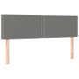 Cabeceros 2 unidades tela gris oscuro 72x5x78/88 cm de vidaXL, Cabeceros y pies de cama - Ref: Foro24-345925, Precio: 37,87 €...