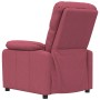 Sillón reclinable de tela rojo tinto en Sillones | Comprar online en Foru.es