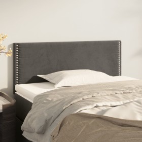 Cabecero de terciopelo gris oscuro 90x5x78/88 cm de vidaXL, Cabeceros y pies de cama - Ref: Foro24-345899, Precio: 34,50 €, D...