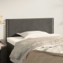 Cabecero de terciopelo gris oscuro 90x5x78/88 cm de vidaXL, Cabeceros y pies de cama - Ref: Foro24-345899, Precio: 34,50 €, D...