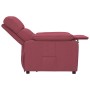 Sillón reclinable de tela rojo tinto en Sillones | Comprar online en Foru.es
