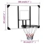 Tablero de baloncesto policarbonato transparente 106x69x3 cm de vidaXL, Tableros de baloncesto - Ref: Foro24-93668, Precio: 1...