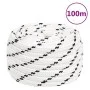 Cuerda de trabajo poliéster blanco 18 mm 100 m de vidaXL, Sogas y cuerdas metálicas - Ref: Foro24-152788, Precio: 100,62 €, D...