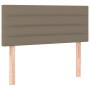 Cabecero de tela gris taupe 100x5x78/88 cm de vidaXL, Cabeceros y pies de cama - Ref: Foro24-346134, Precio: 32,88 €, Descuen...