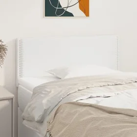 Kopfteil aus weißem Kunstleder, 100 x 5 x 78/88 cm von vidaXL, Kopf- und Fußteile - Ref: Foro24-345913, Preis: 27,73 €, Rabat...