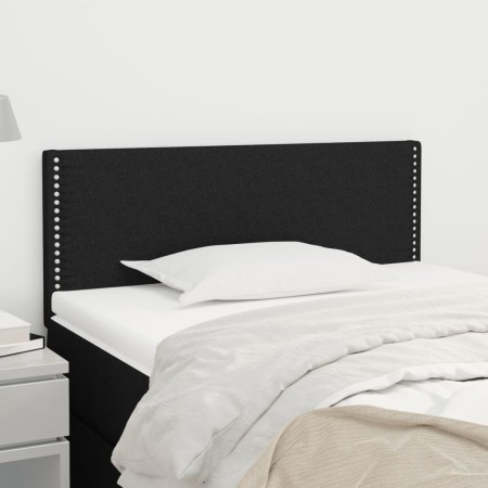 Cabecero de tela negro 100x5x78/88 cm de vidaXL, Cabeceros y pies de cama - Ref: Foro24-345906, Precio: 24,78 €, Descuento: %