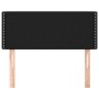 Cabecero de tela negro 100x5x78/88 cm de vidaXL, Cabeceros y pies de cama - Ref: Foro24-345906, Precio: 24,78 €, Descuento: %