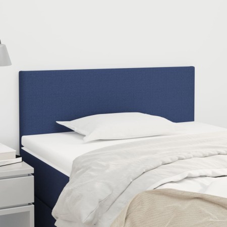 Cabecero de tela azul 90x5x78/88 cm de vidaXL, Cabeceros y pies de cama - Ref: Foro24-345750, Precio: 43,25 €, Descuento: %