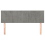 Cabeceros 2 unidades terciopelo gris claro 72x5x78/88 cm de vidaXL, Cabeceros y pies de cama - Ref: Foro24-346054, Precio: 55...