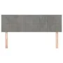 Cabeceros 2 unidades terciopelo gris claro 72x5x78/88 cm de vidaXL, Cabeceros y pies de cama - Ref: Foro24-346054, Precio: 63...