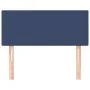 Cabecero de tela azul 90x5x78/88 cm de vidaXL, Cabeceros y pies de cama - Ref: Foro24-345750, Precio: 42,22 €, Descuento: %