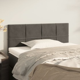 Cabecero de terciopelo gris oscuro 90x5x78/88 cm de vidaXL, Cabeceros y pies de cama - Ref: Foro24-346027, Precio: 45,63 €, D...