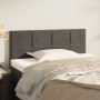 Cabecero de terciopelo gris oscuro 90x5x78/88 cm de vidaXL, Cabeceros y pies de cama - Ref: Foro24-346027, Precio: 45,63 €, D...