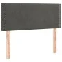 Dunkelgraues Samtkopfteil 80x5x78/88 cm von vidaXL, Kopf- und Fußteile - Ref: Foro24-345879, Preis: 22,26 €, Rabatt: %