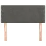 Dunkelgraues Samtkopfteil 80x5x78/88 cm von vidaXL, Kopf- und Fußteile - Ref: Foro24-345879, Preis: 22,26 €, Rabatt: %
