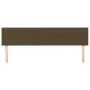 Cabeceros 2 unidades de tela marrón oscuro 90x5x78/88 cm de vidaXL, Cabeceros y pies de cama - Ref: Foro24-346077, Precio: 61...