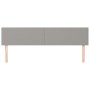 Cabeceros 2 unidades de tela gris claro 80x5x78/88 cm de vidaXL, Cabeceros y pies de cama - Ref: Foro24-345804, Precio: 53,02...