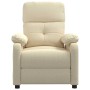 Sillón reclinable de tela crema en Sillones | Comprar online en Foru.es