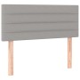 Cabecero de tela gris claro 100x5x78/88 cm de vidaXL, Cabeceros y pies de cama - Ref: Foro24-346130, Precio: 33,59 €, Descuen...